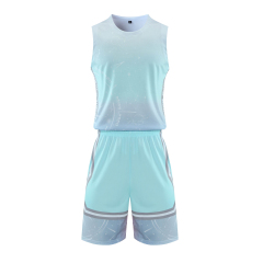 2024 Wholesale High Quality American Basketball Jersey Set Team Uniform with Logo Short Style for Adults Hot Pressed Stitched,Blue Arc Sports