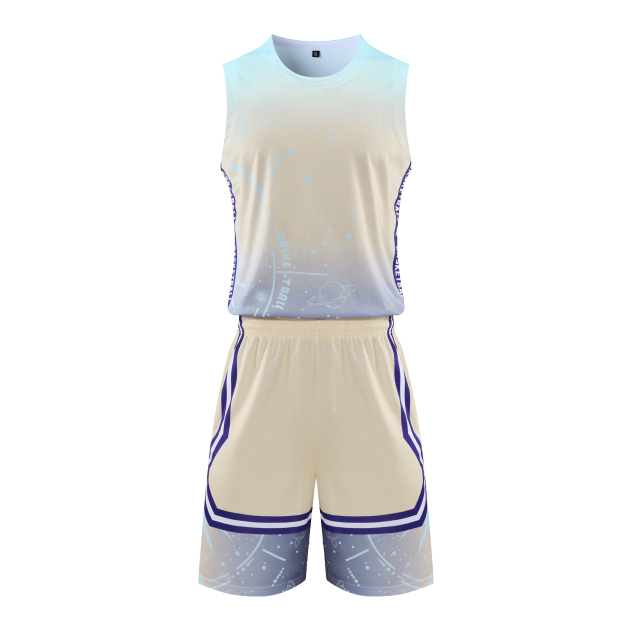 2024 Wholesale High Quality American Basketball Jersey Set Team Uniform with Logo Short Style for Adults Hot Pressed Stitched,Blue Arc Sports