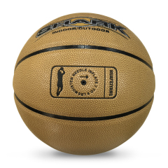 Customized Size 7 Basketball PU Covered Leather Ball with Own Pattern Design and Logo Colors for Training,Blue Arc Sports