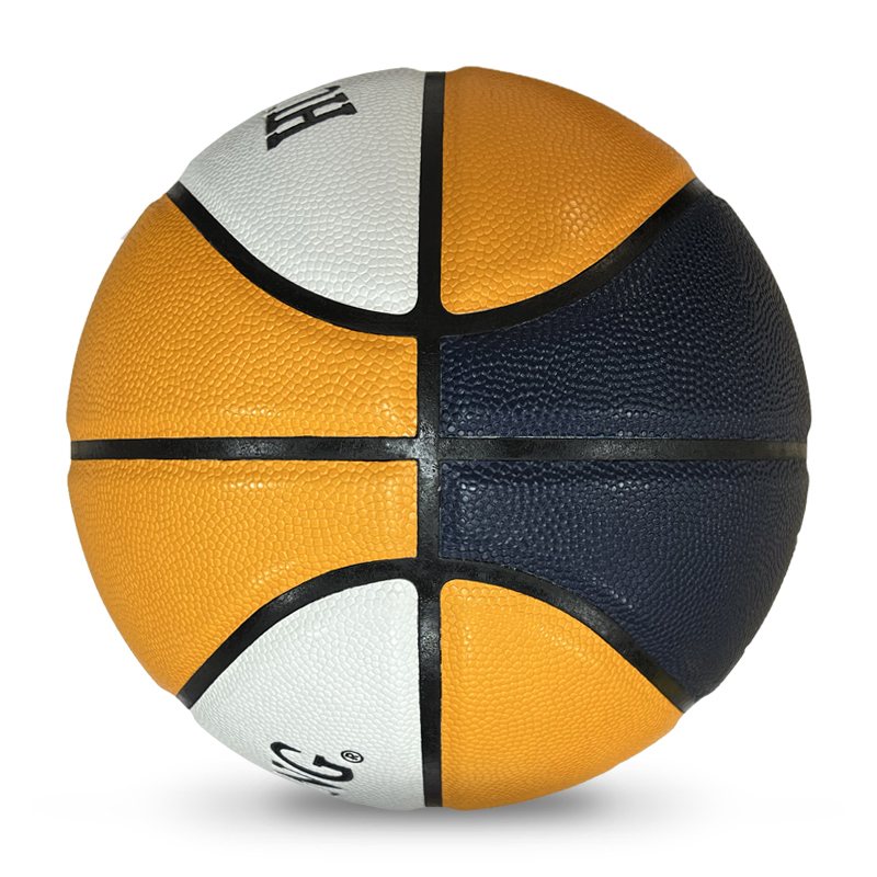 Customized Size 7 Logo Design Basketball PU Leather Cover for Training in Bulk,Blue Arc Sports