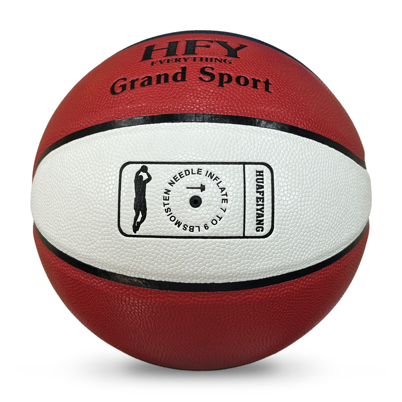 Customized Size 7 Basketball Own Pattern Design Printed Logo Colors Made from Quality Leather with PU Cover for Training,Blue Arc Sports