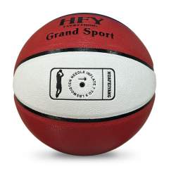 Customized Size 7 Basketball Own Pattern Design Printed Logo Colors Made from Quality Leather with PU Cover for Training,Blue Arc Sports