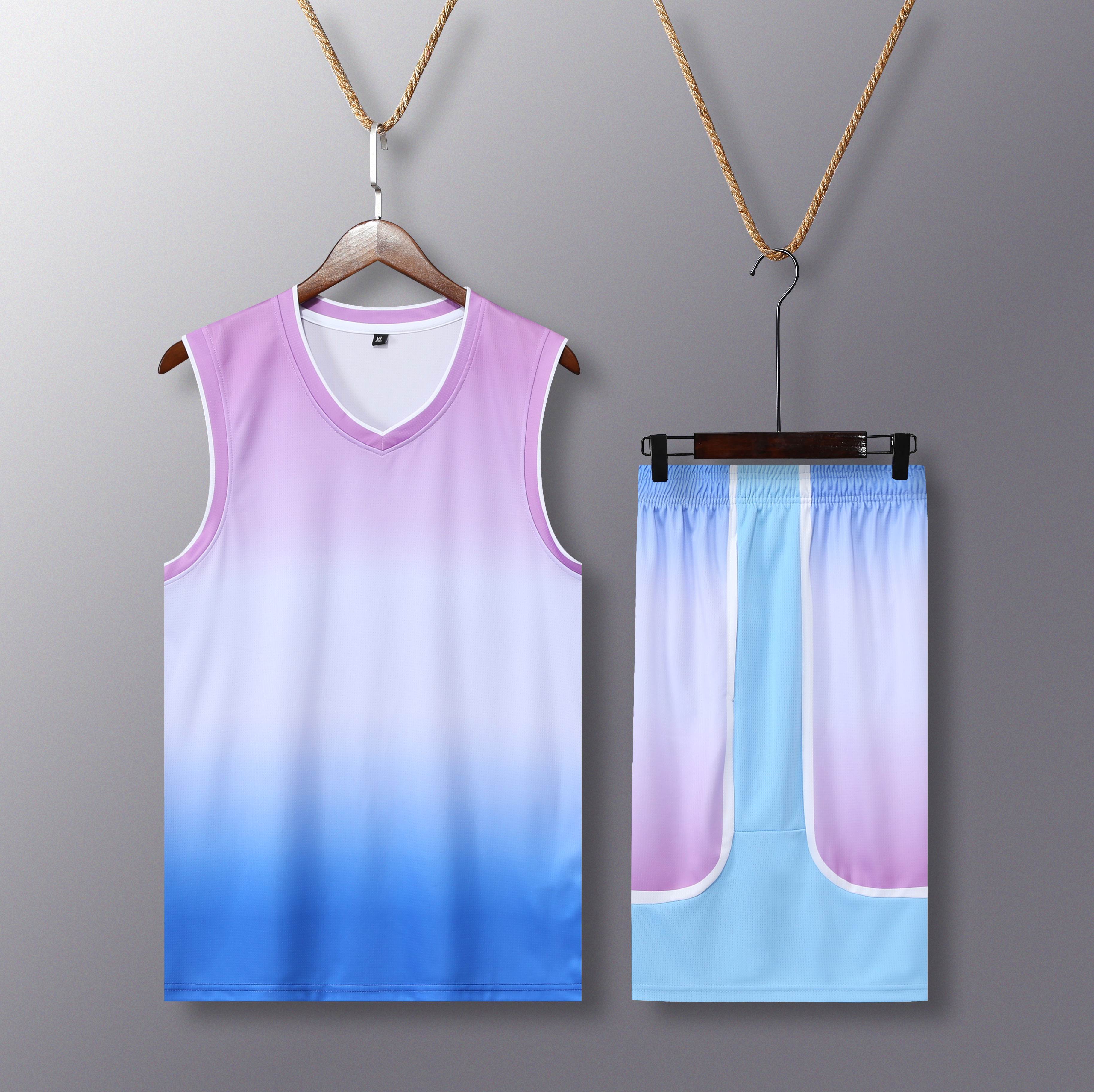 Wholesale 2024 High Quality American Basketball Jersey Team Uniform Polyester Hot Pressed Quick Dry Printed,Blue Arc Sports