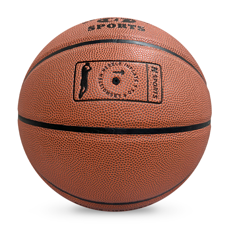 Hot Selling Customizable 7-6 Sizes PU Leather Basketball Indoor Training Toy with Custom Logo Own Gift Box Made from Rubber,Blue Arc Sports