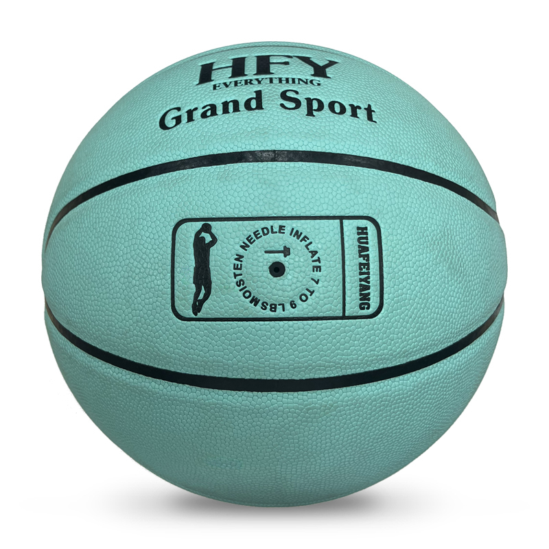 Hot Selling Customizable Basketball Sizes 7 6 5 with Logo PU Leather & Own Gift Box for Training,Blue Arc Sports