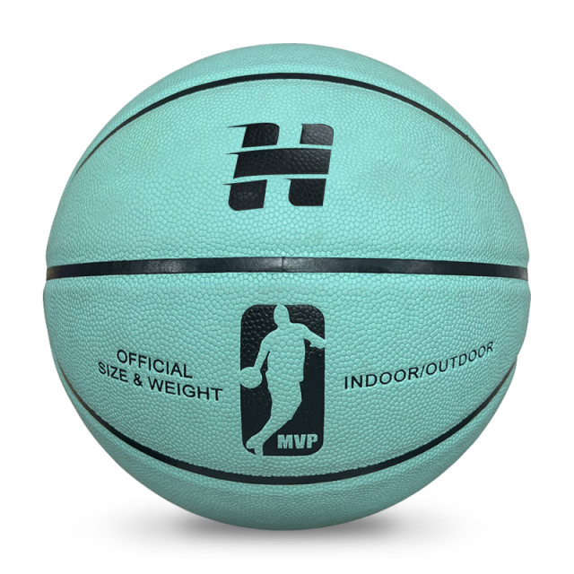 Hot Selling Customizable Basketball Sizes 7 6 5 with Logo PU Leather & Own Gift Box for Training,Blue Arc Sports