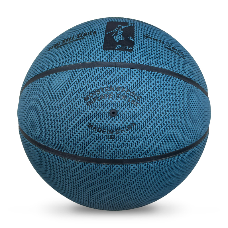Customized Logo Design Size 7 Basketball Bulk PU Leather and Rubber Material for Training and Games Printed Color,Blue Arc Sports
