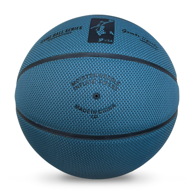 Customized Logo Design Size 7 Basketball Bulk PU Leather and Rubber Material for Training and Games Printed Color,Blue Arc Sports