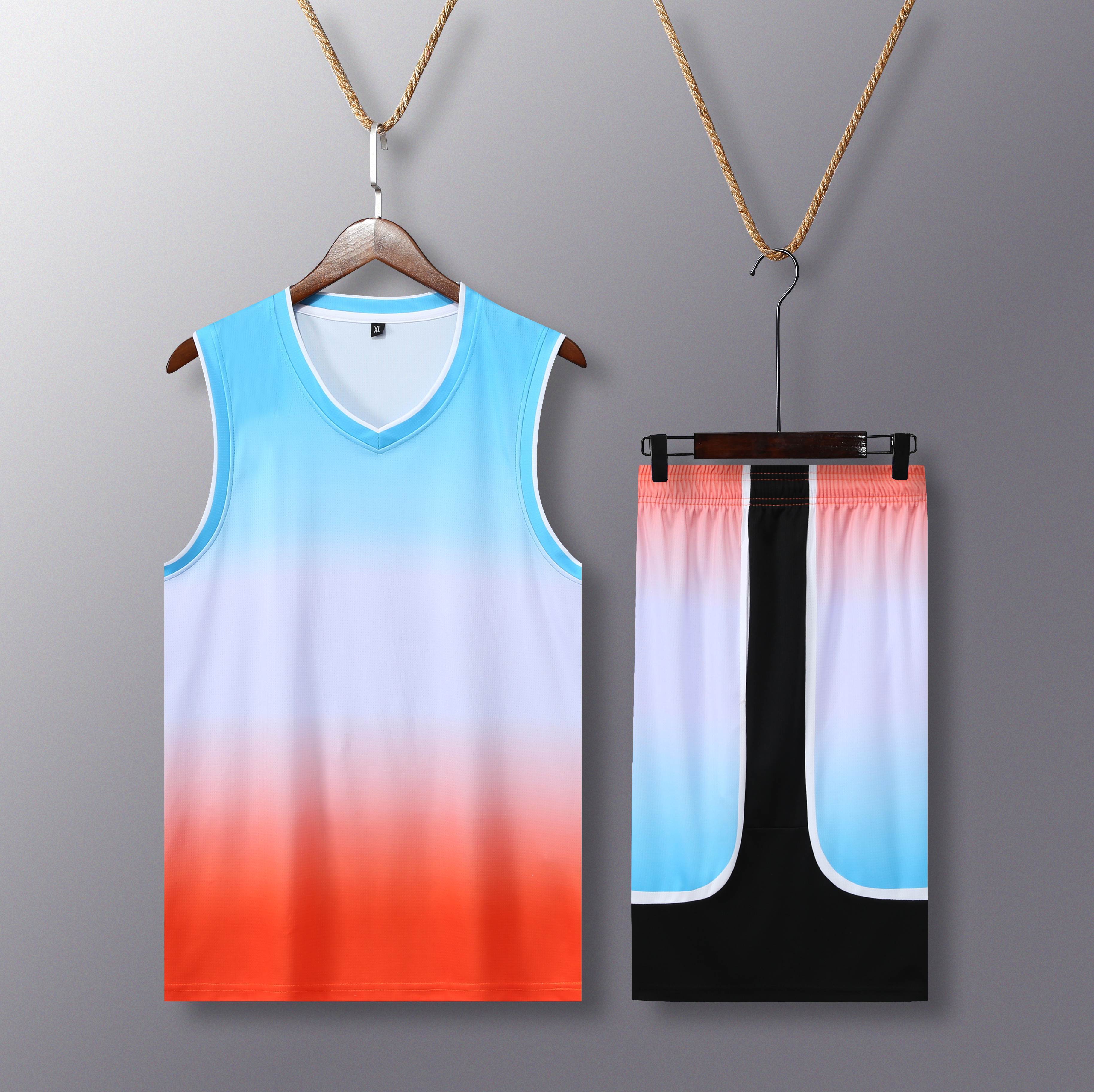 Wholesale 2024 High Quality American Basketball Jersey Team Uniform Polyester Hot Pressed Quick Dry Printed,Blue Arc Sports