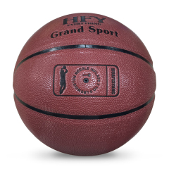 Customized Size 7 Basketball Own Pattern Design Printed Logo Colors Made from Quality Leather with PU Cover for Training,Blue Arc Sports