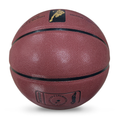Customized Size 7 Basketball Own Pattern Design Printed Logo Colors Made from Quality Leather with PU Cover for Training,Blue Arc Sports
