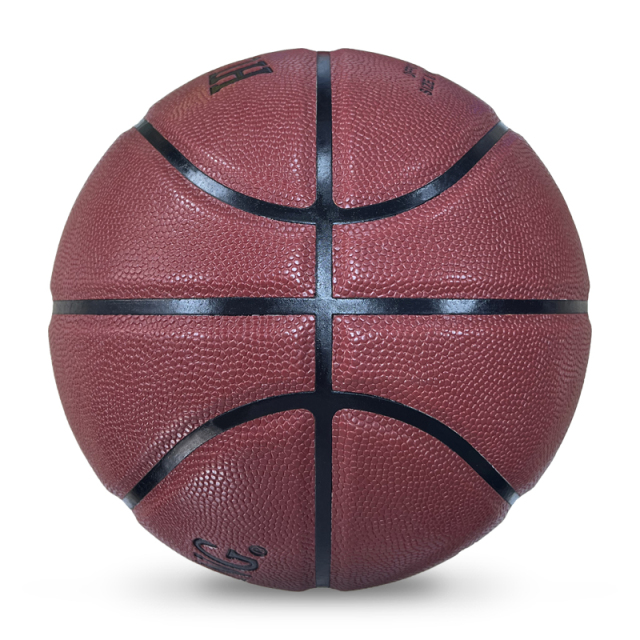 Customized Size 7 Basketball Own Pattern Design Printed Logo Colors Made from Quality Leather with PU Cover for Training,Blue Arc Sports
