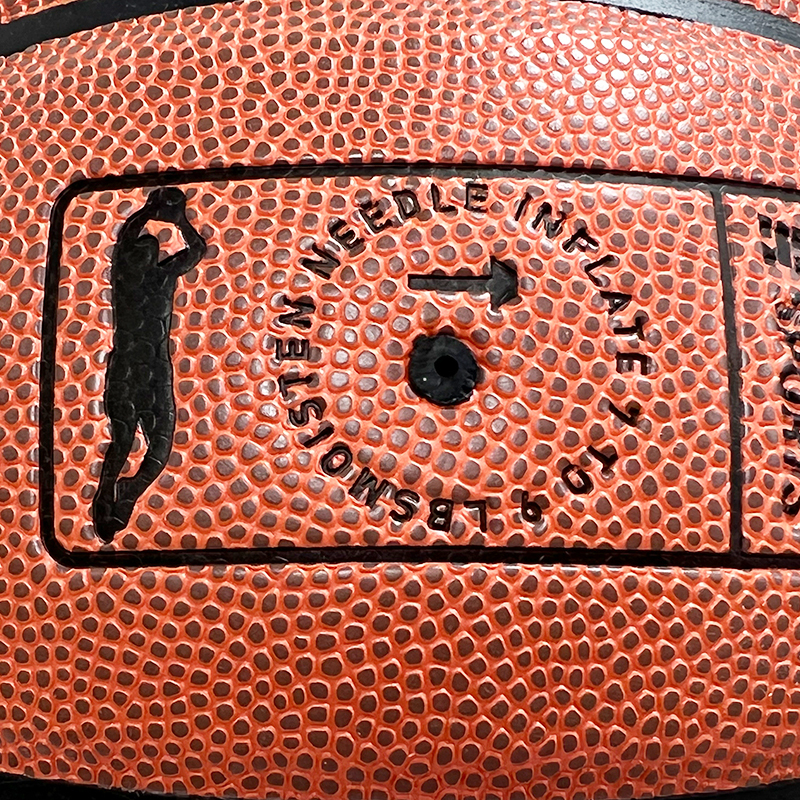 Hot Selling Customizable 7-6 Sizes PU Leather Basketball Indoor Training Toy with Custom Logo Own Gift Box Made from Rubber,Blue Arc Sports