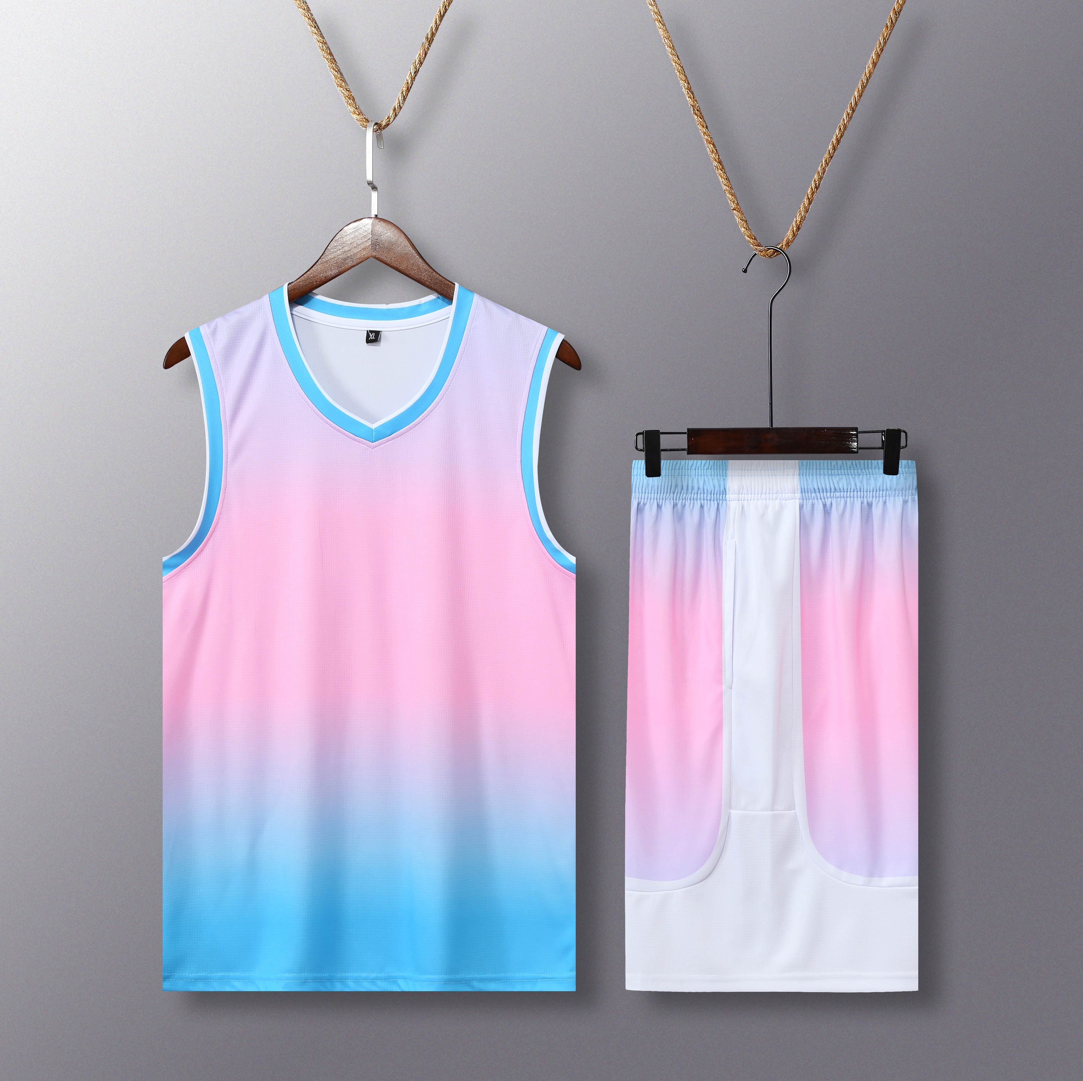 Wholesale 2024 High Quality American Basketball Jersey Team Uniform Polyester Hot Pressed Quick Dry Printed,Blue Arc Sports