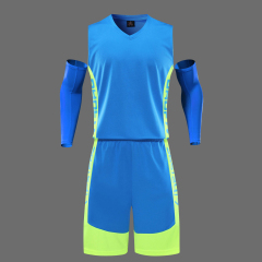 Wholesale 2024 High Quality American Basketball Jersey Team Uniform Polyester Hot Pressed Quick Dry Printed,Blue Arc Sports