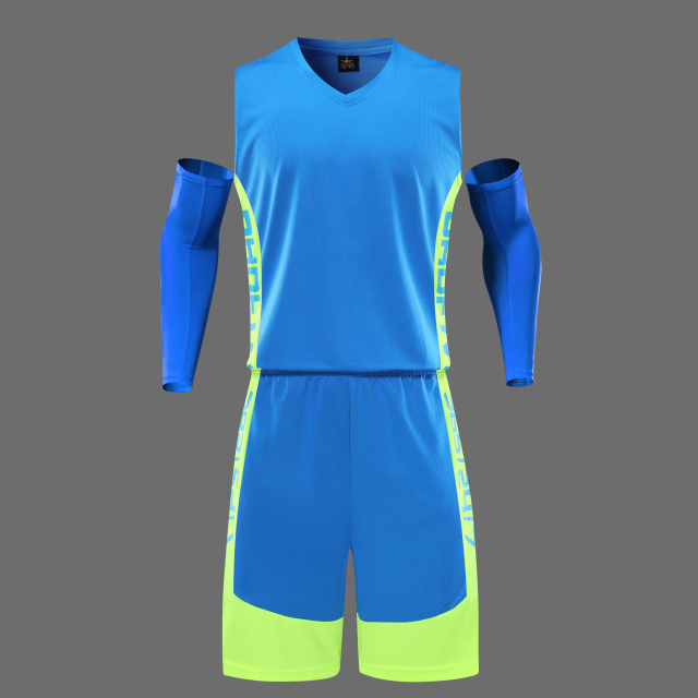 Wholesale 2024 High Quality American Basketball Jersey Team Uniform Polyester Hot Pressed Quick Dry Printed,Blue Arc Sports
