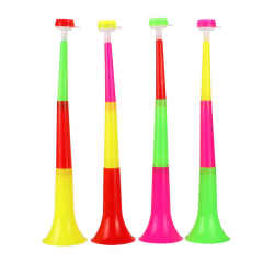 Nuoxin Loudly Stadium Horn Plastic Football Fan Horn EVA and Foam Promotional Vuvuzela for Cheering,Blue Arc Sports