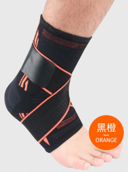 Sports compression strap ankle protection outdoor cycling basketball badminton soft elastic compression fixed ankle protection,Blue Arc Sports