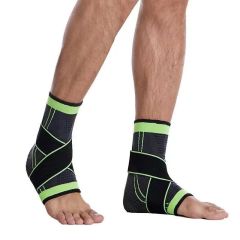 Sports compression strap ankle protection outdoor cycling basketball badminton soft elastic compression fixed ankle protection,Blue Arc Sports