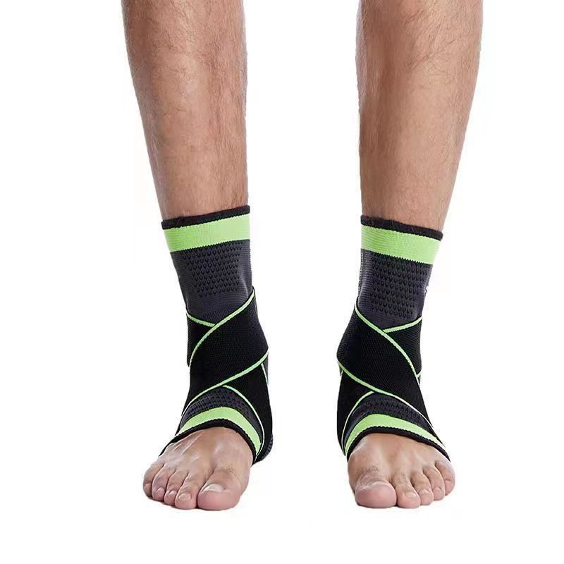 Sports compression strap ankle protection outdoor cycling basketball badminton soft elastic compression fixed ankle protection,Blue Arc Sports