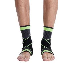 Sports compression strap ankle protection outdoor cycling basketball badminton soft elastic compression fixed ankle protection,Blue Arc Sports