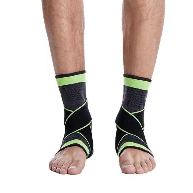 Sports compression strap ankle protection outdoor cycling basketball badminton soft elastic compression fixed ankle protection,Blue Arc Sports