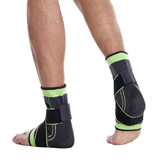 Sports compression strap ankle protection outdoor cycling basketball badminton soft elastic compression fixed ankle protection,Blue Arc Sports