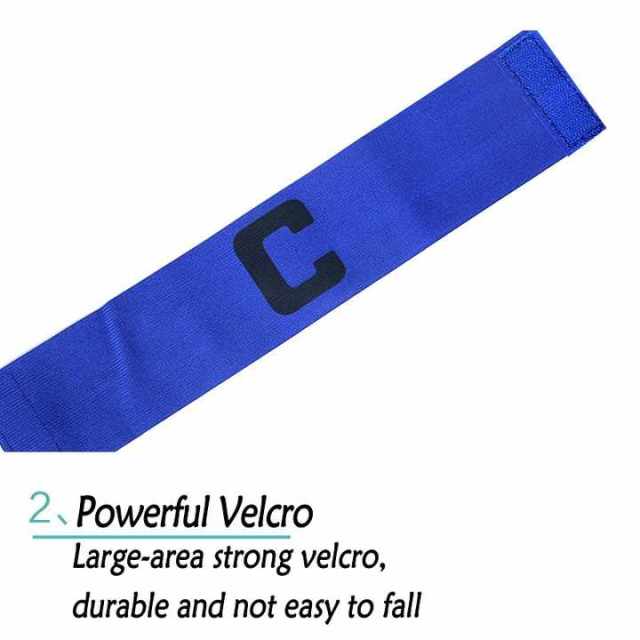 Youth and Adult Anti-Drop Design Captain's Armband Soccer Football Rugby Accessory,بلو آرك سبورتس