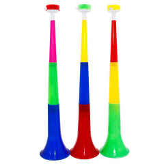 Nuoxin Loudly Stadium Horn Plastic Football Fan Horn EVA and Foam Promotional Vuvuzela for Cheering,Blue Arc Sports