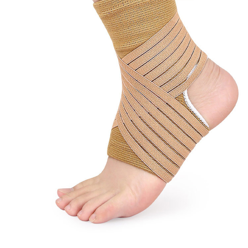 Sports compression strap ankle protection outdoor cycling basketball badminton soft elastic compression fixed ankle protection,Blue Arc Sports