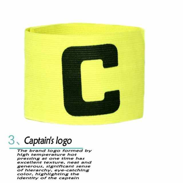 Youth and Adult Anti-Drop Design Captain's Armband Soccer Football Rugby Accessory,بلو آرك سبورتس