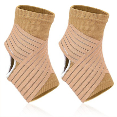 Sports compression strap ankle protection outdoor cycling basketball badminton soft elastic compression fixed ankle protection,Blue Arc Sports