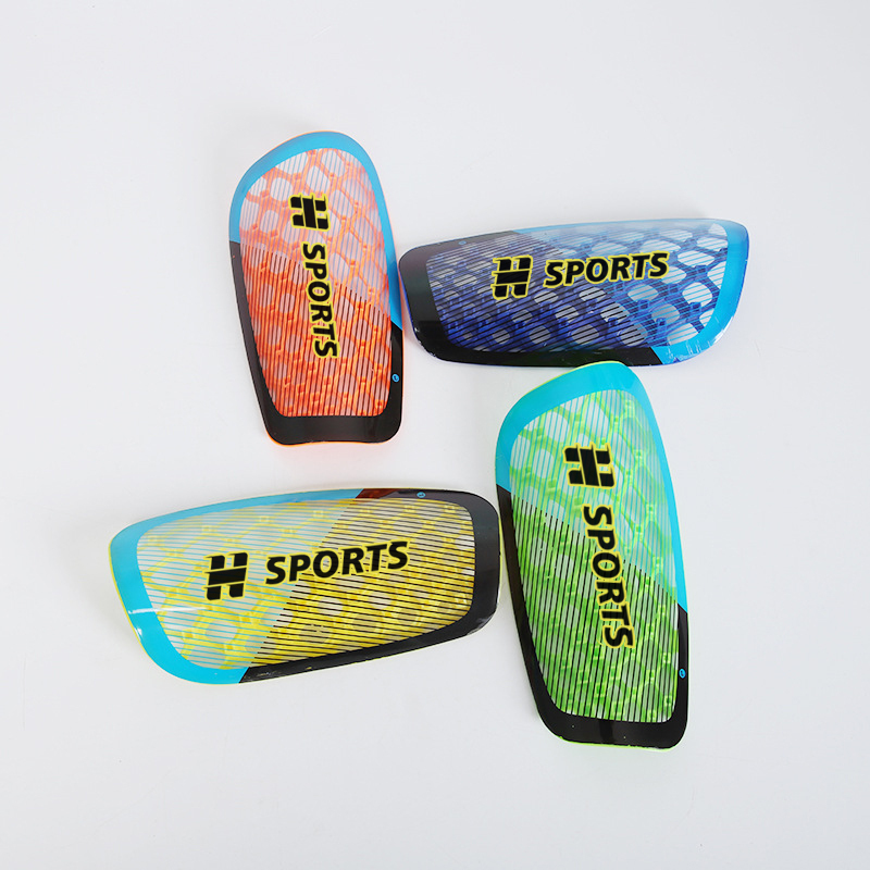 Customizable Adult Football Leg Guards Knee Pads Plastic Sports Inserts Student Outdoor Competition Training Made Durable EVA,Blue Arc Sports