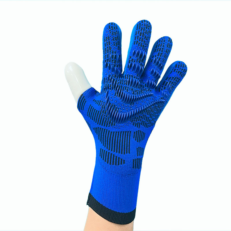 Best-Goalkeeper Professional Latex Football Gloves Breathable Nylon Buckle Anti-Slip Anti-Fall Negative Cut Training Outdoor,Спортивные мероприятия Blue Arc