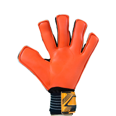 Best-Goalkeeper Professional Latex Football Gloves Breathable Nylon Buckle Anti-Slip Anti-Fall Negative Cut Sports Protection,Blue Arc Sport
