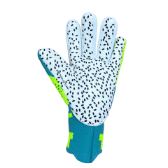 Best-Goalkeeper Professional Latex Football Gloves Breathable Nylon Buckle Anti-Slip Anti-Fall Negative Cut Training Protection,Blue Arc Sport