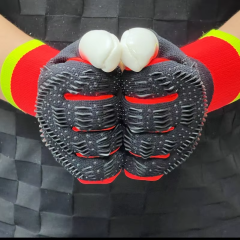 Best-Goalkeeper Professional Latex Sports Football Gloves Breathable Nylon Buckle Anti-Slip Anti-Fall Outdoor Training Made,Blue Arc Sports