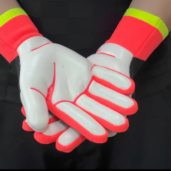 Best-Goalkeeper Professional Latex Sports Football Gloves Breathable Nylon Buckle Anti-Slip Anti-Fall Outdoor Training Made,Blue Arc Sports