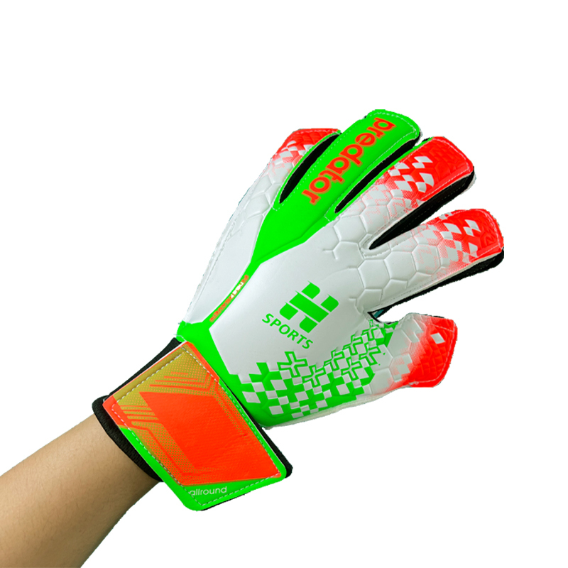 Best Quality Customizable Gaelic Football Gloves New PU Leather Latex Goalkeeper Protection Outdoor Sports Training Guanti,Blue Arc Sports