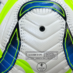2024 High Quality Football New Fashion Customize Logo Soccer Ball For Game,Blue Arc Sports