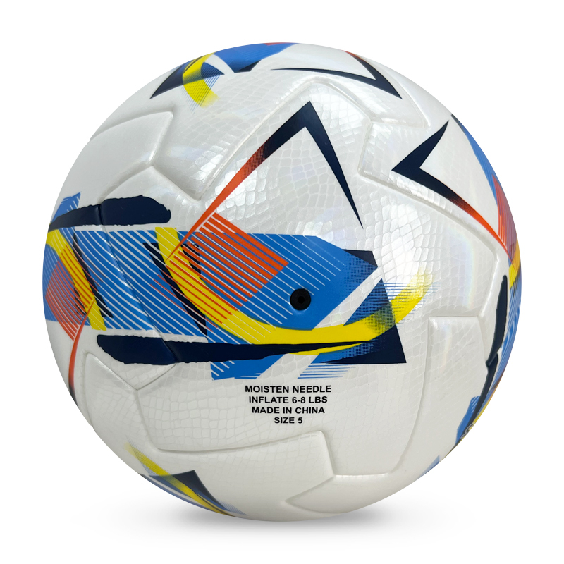 2024 High Quality Football New Fashion Customize Logo Soccer Ball For Game,Blue Arc Sports
