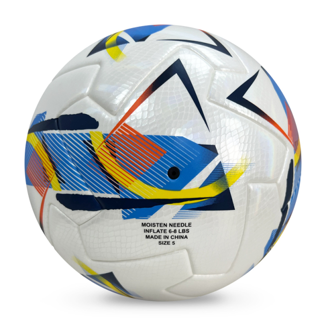 2024 High Quality Football New Fashion Customize Logo Soccer Ball For Game,Blue Arc Sports