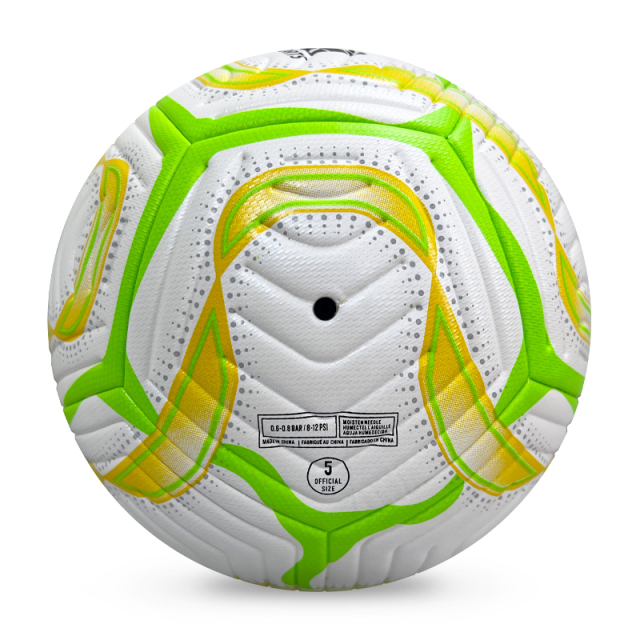 High Quality Customized PU Foam Leather Football Ball Size 5-Most Popular Design for Sports Matches Training,Blue Arc Sport