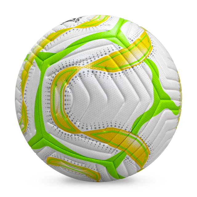 High Quality Customized PU Foam Leather Football Ball Size 5-Most Popular Design for Sports Matches Training,Blue Arc Sport