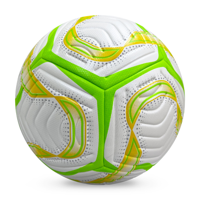 High Quality Customized PU Foam Leather Football Ball Size 5-Most Popular Design for Sports Matches Training,Blue Arc Sport