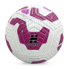 High Quality Customized PU Foam Leather Football Ball Size 5-Most Popular Design for Sports Matches Training,Blue Arc Sport