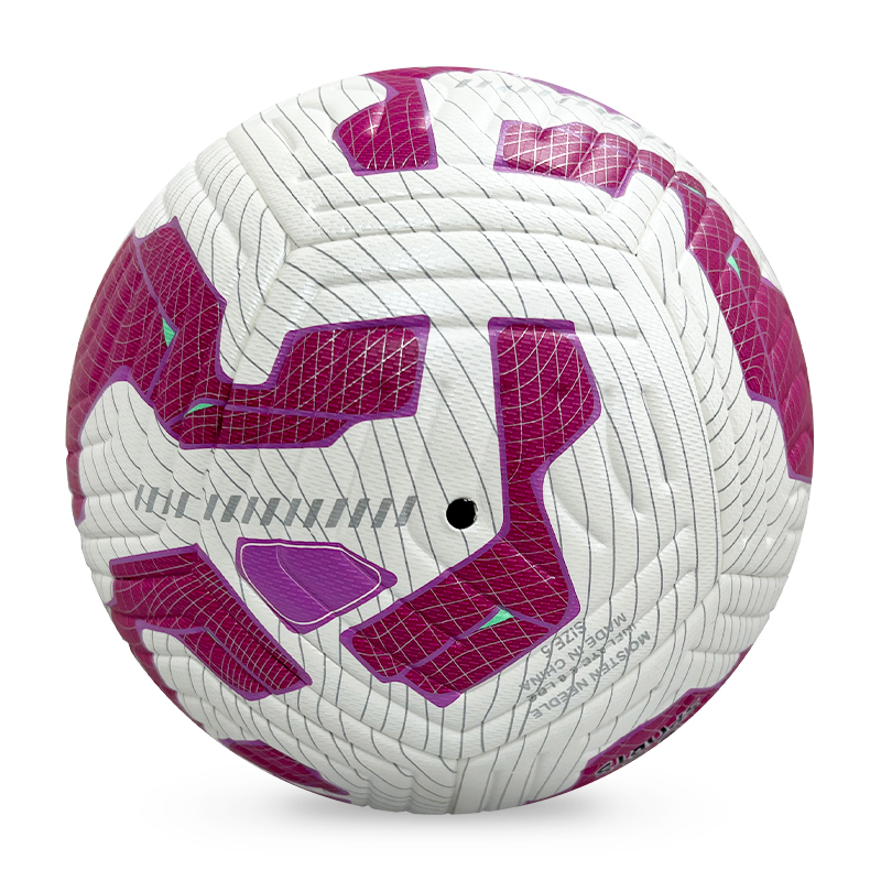 High Quality Customized PU Foam Leather Football Ball Size 5-Most Popular Design for Sports Matches Training,Blue Arc Sport