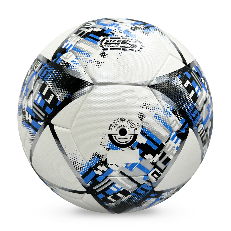 Factory Wholesale High Quality Original Standard Size 5 PU Soccer Ball/ Football for Sports Training and Official Matches,Спортивные мероприятия Blue Arc