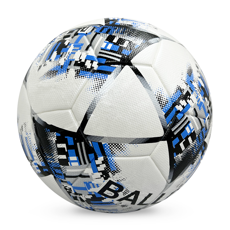 Factory Wholesale High Quality Original Standard Size 5 PU Soccer Ball/ Football for Sports Training and Official Matches,Спортивные мероприятия Blue Arc