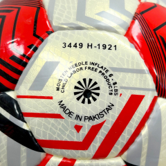 2024 High Quality Customizable Logo Soccer Ball New Fashion Hand-Stitched Football Size 4/5 Sports Match Made from PU Leather,Blue Arc Sports